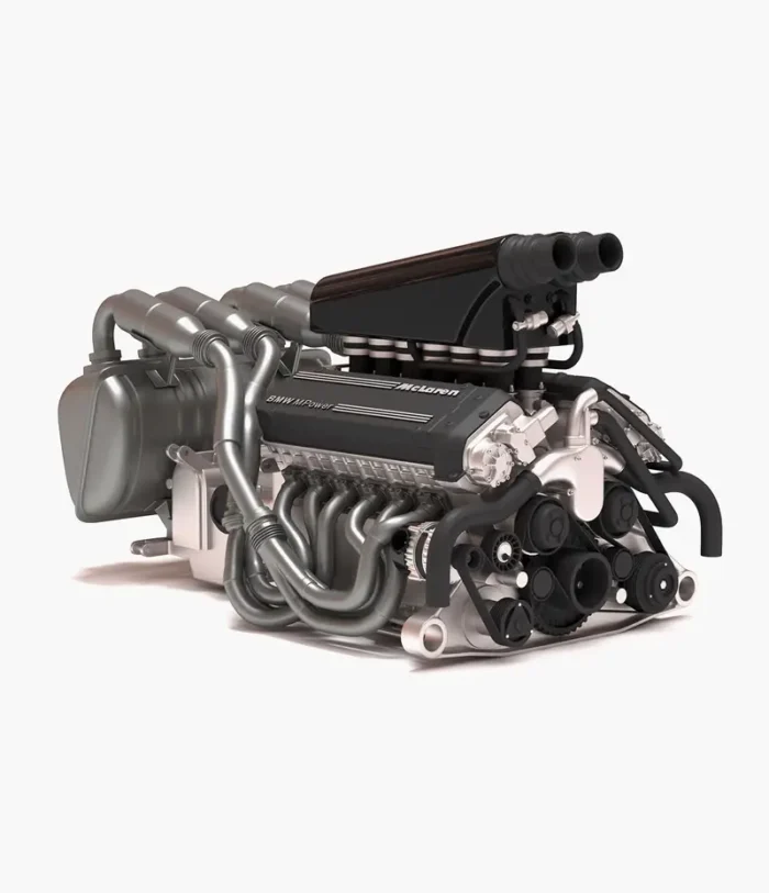 Miniatura Motor McLaren F1 Escala 1:5 Com Expositor em Acrílico